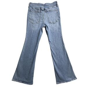 Madewell Jeans Womens 30 Blue Skinny Flare Fair Trade Stretch Denim High Rise